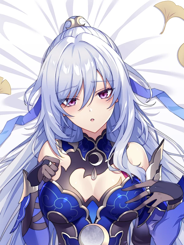 Japońskie Anime Honkai Impact 3 Jingliu Dakimakura przytulne poszewki na poduszki Otaku na prezenty na różko