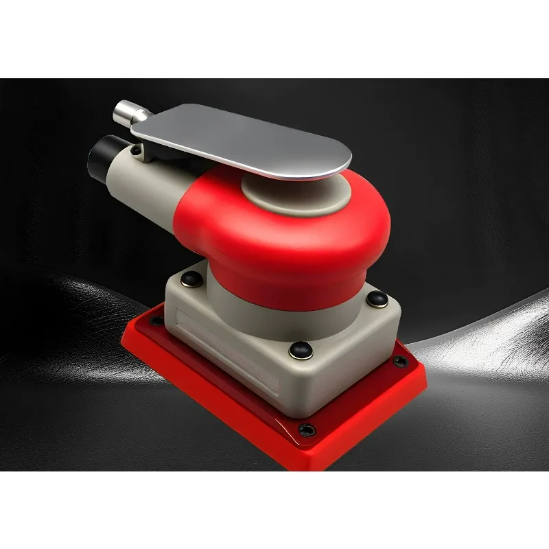 Pneumatic Sander Small Square Orbital Polisher Vibration Sanding Tool For Auto Paint Surface Putty Grinding Polishing