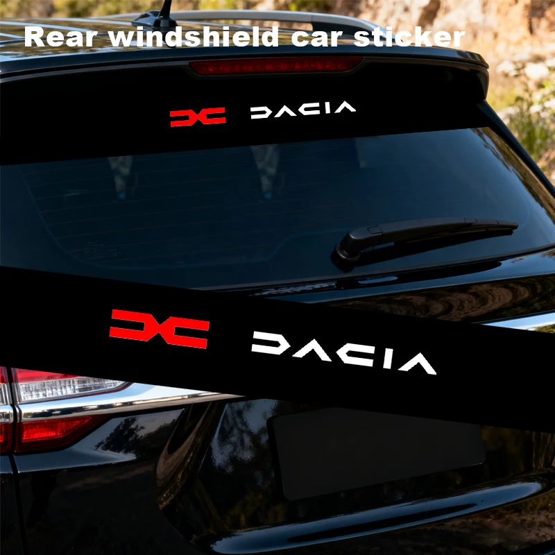 Pegatinas decorativas para parabrisas delantero de coche, para Dacia Duster Logan Sandero Lodgy Dokker Stepway Mcv 2 Solenza Largus 1300
