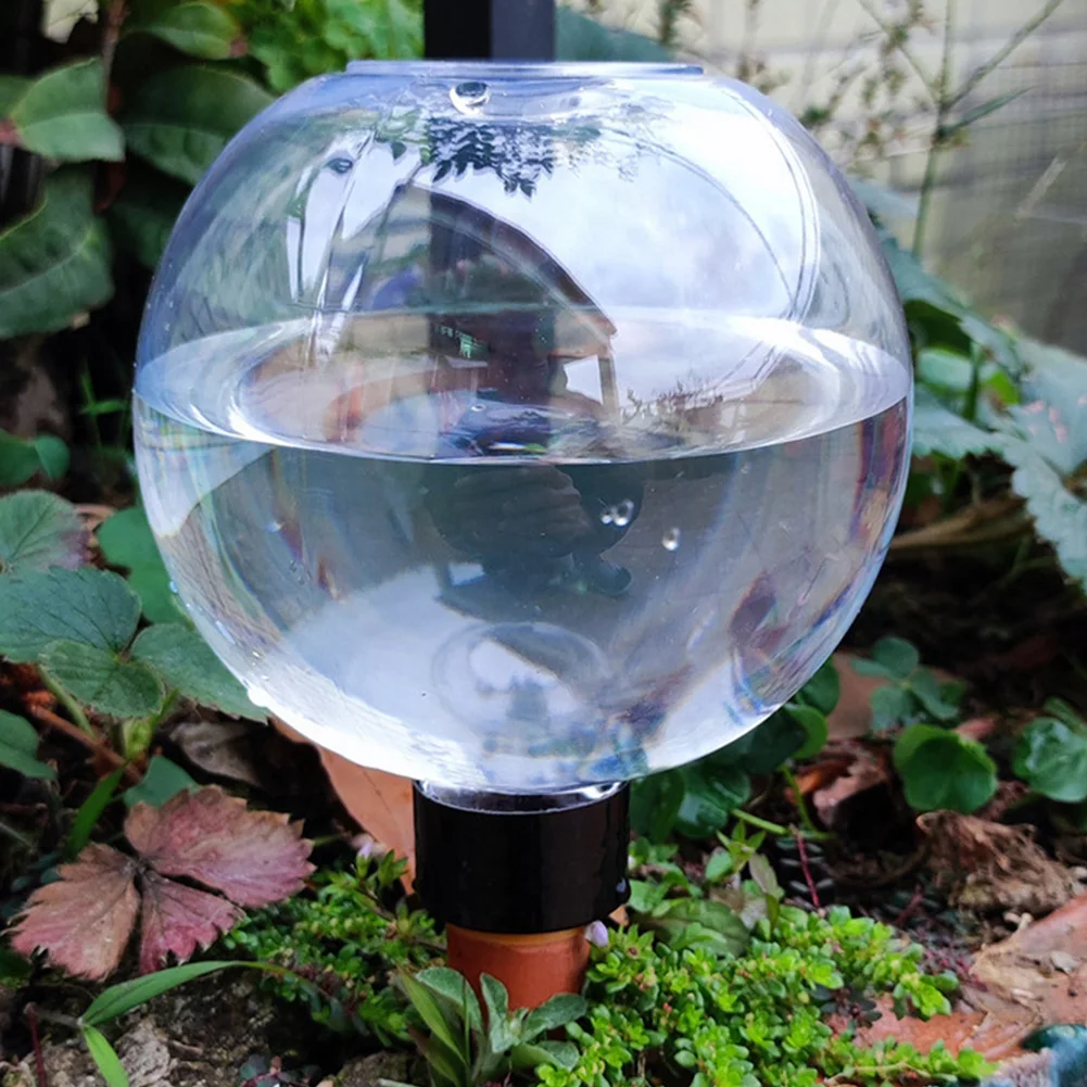 4Pcs 500ML Automatic Watering Bulbs Transparent Auto Watering Tool Plastic Water Seepage Device for Indoor Outdoor Plant