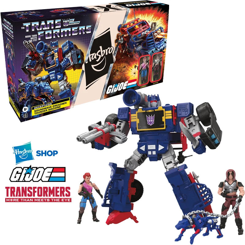 

Hasbro Transformers Collaborative G.i. Joe X Transformers Soundwave Dreadnok Thunder Machine, Zartan & Zarana Model Toy