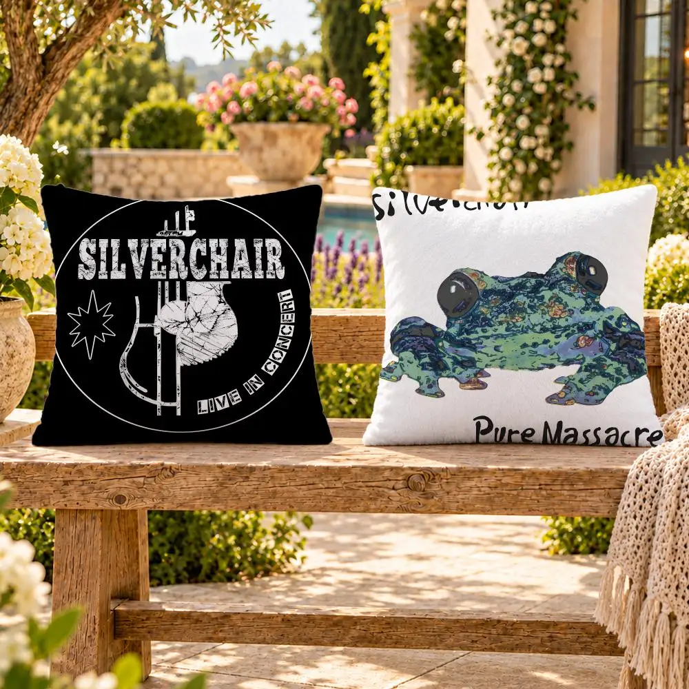 Band Alternative Rock Silverchair Cushion Cover Soft Plush Throw Pillow Cover Washable Sofa Bed Patio Chair Home Decor