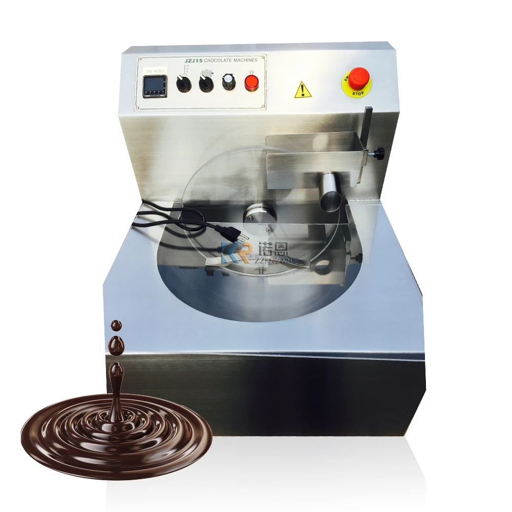 Chocolate Machine Tempering Chocolate Melting Warming Machine Electric 1 Pot Rotary Blender Dispenser Mixer