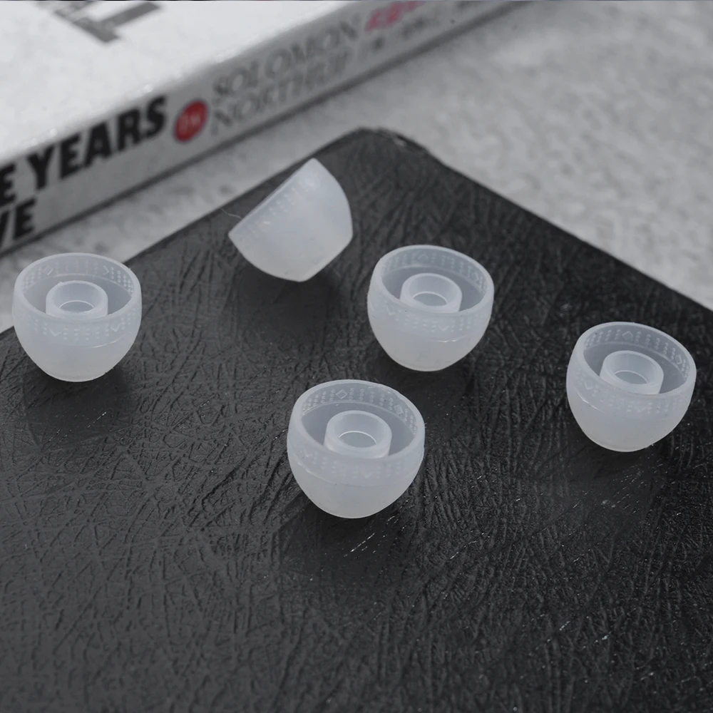 6Pcs Silicone Ear Tips for Sony WF-1000XM4 MDR-EX150AP EX250AP EX750BT Earphone Eartips Earbuds Tips 4-5mm In-ear Earplugs