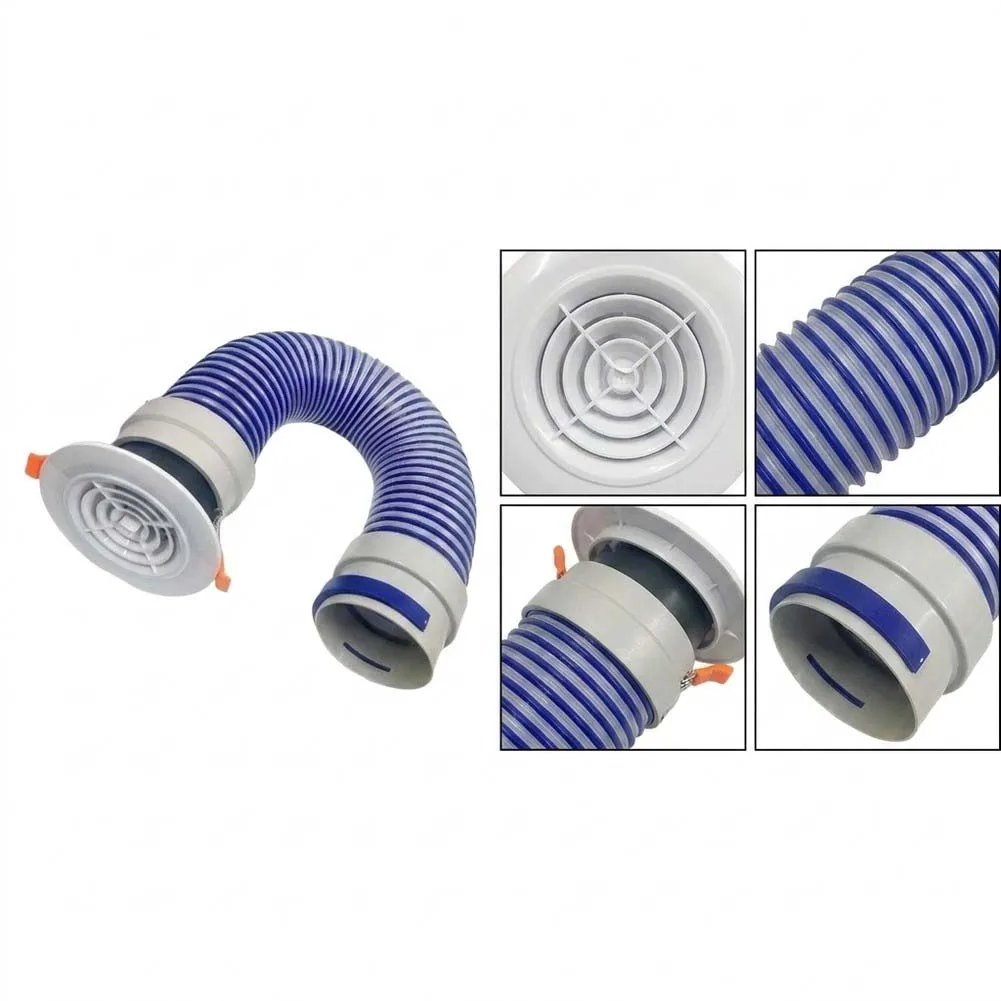 25 ft Flexible ABS Dryer Vent Hose 3 inch Diameter Flame Retardant Aluminum Foil Duct for HVAC Systems and Applications
