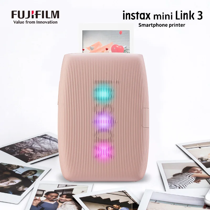 Fujifilm Instax Mini Link 3 Printer New Smartphone Photo Printer Bluetooth 4.2 Connectivity For Fujifilm Instant Printer Gift