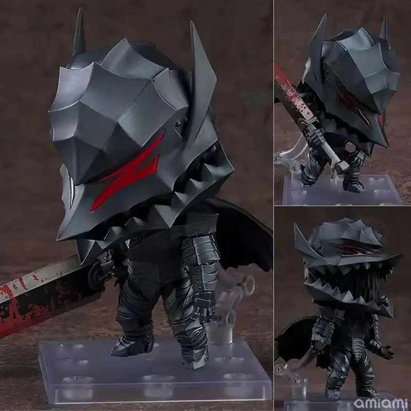 Berserk Guts Griffith Action Anime Figure Chibi Dual Style PVC Swappable Face Model Toy Collectible Desktop Ornament Adult Gift