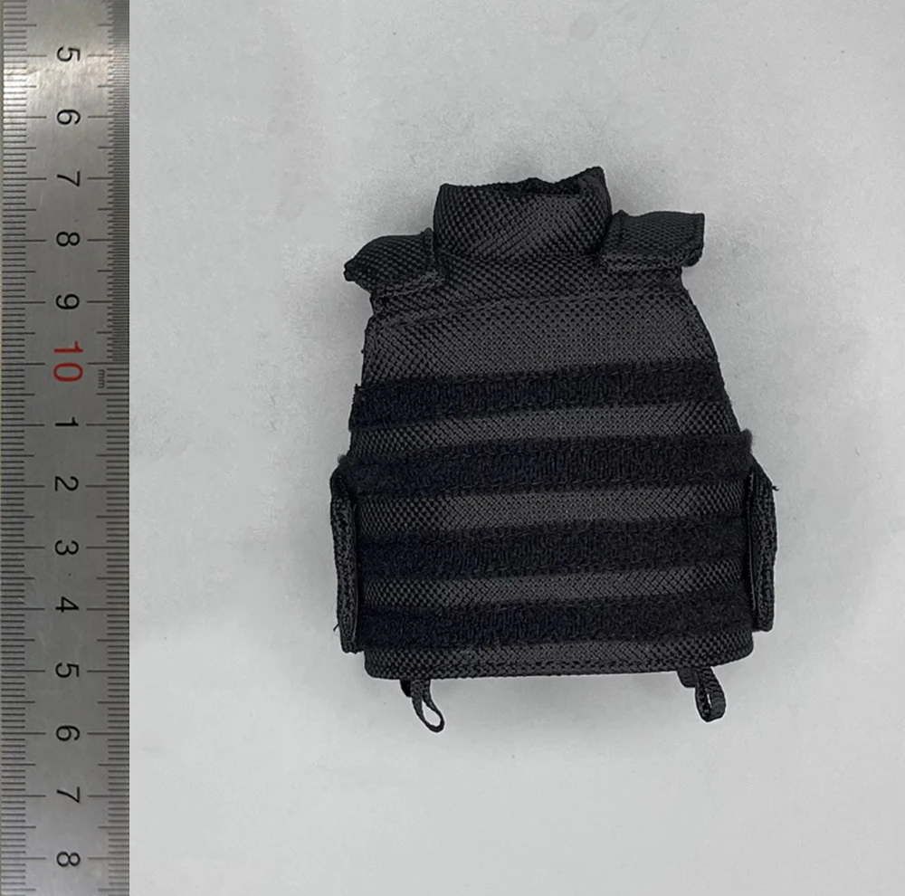 1/6 DAMTOYS DAM 78087 Rosyjska Figurka Akcji MVD VV OSN Zabawka Model Czarna Kamizelka Kuloodporna Model Dla Figurki 12-calowej Kolekcjonerskiej