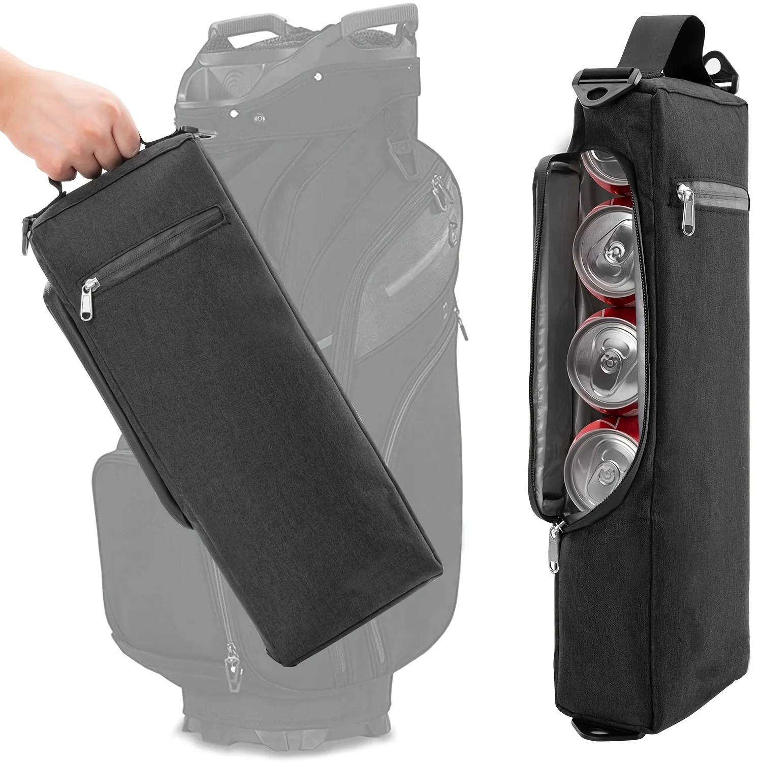 Arctic Zone Golf Bag Cooler – Soft Insulated Cooler for Cans & Wine, Keeps Drinks Cold for Hours, Golf Sports Accessory