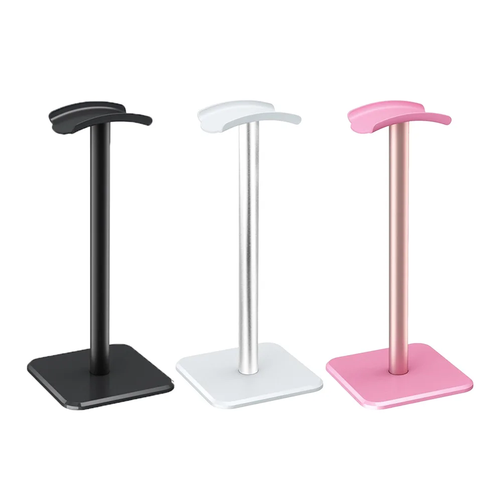 Headphone Bracket Aluminium Alloy Headset Support Stand Space Saving Desktop Organizer Display Vertical Bracket Hanger