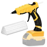 For Dewalt 18V 20V Cordless Glue Gun 7mm Quick Preheat Hot Melt Glue Gun for Dewalt DCB200 DCB204 for Craft DIY Repair Tools