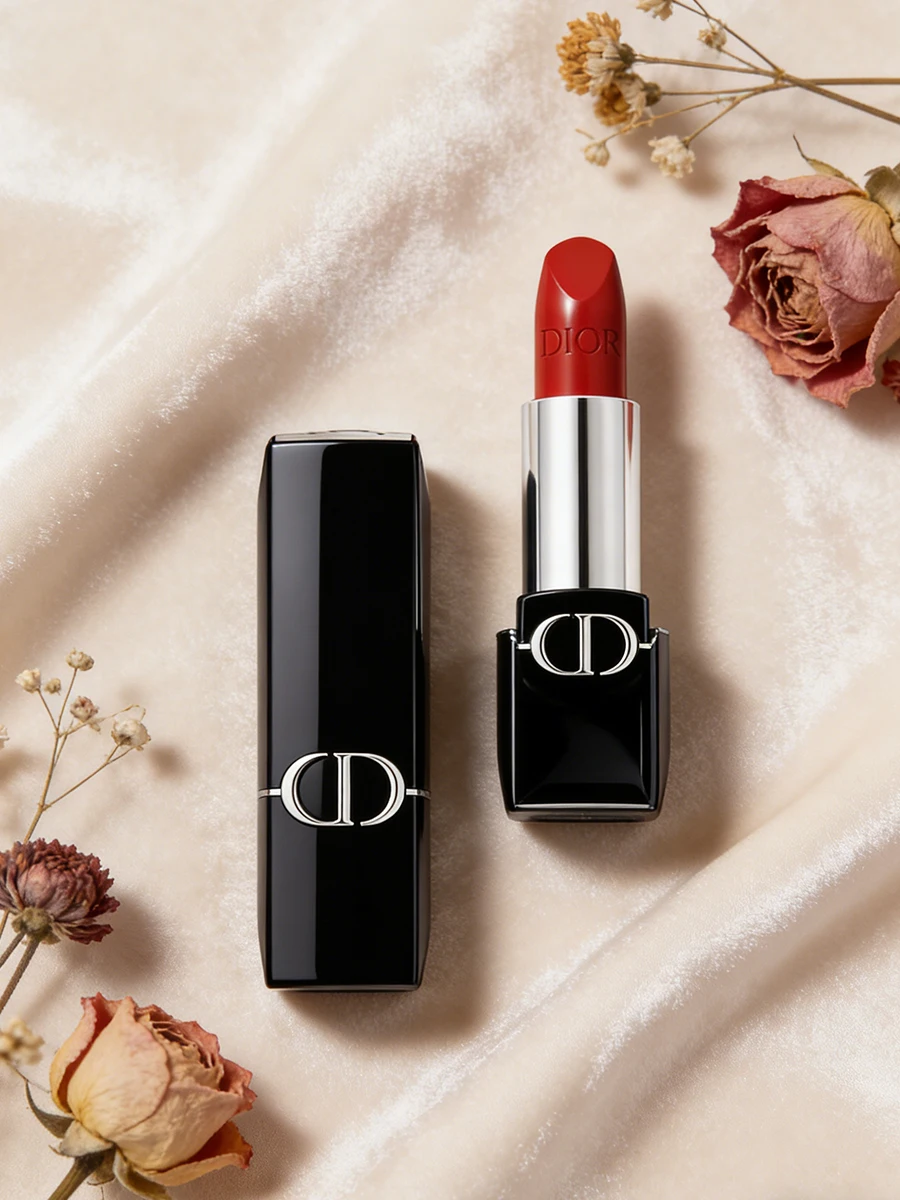ลิปสติกเนื้อแมตต์ Dior Rouge D - Beauty Makeup Dior บทวิจารณ์และราคา