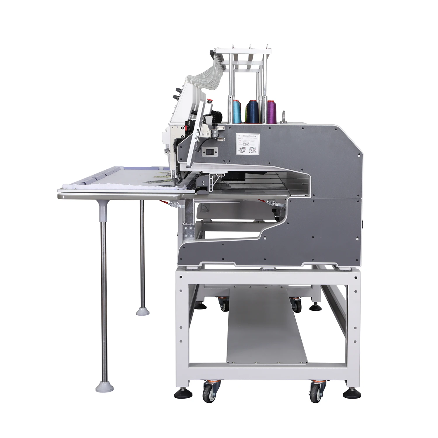 Best Factory Priced 4-Head 12-Needle Automatic Computerized 1200 RPM Motor & Gear Embroidery Machine Home Use Hoodies Hats New