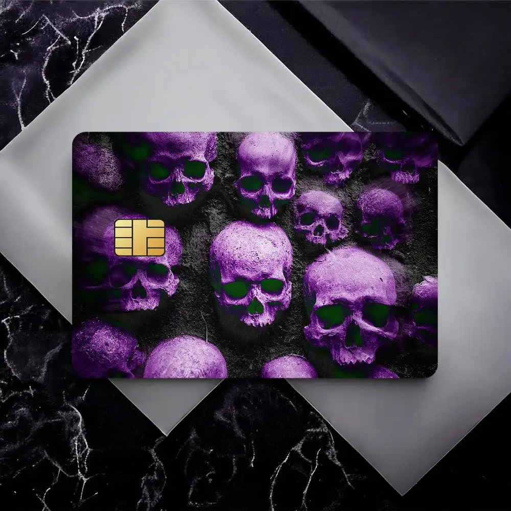 Rapper C-Chief Keef Skeletor Credit Card Skin Stickers for Bank Card Bus Metro Card Sticker Waterproof Gift