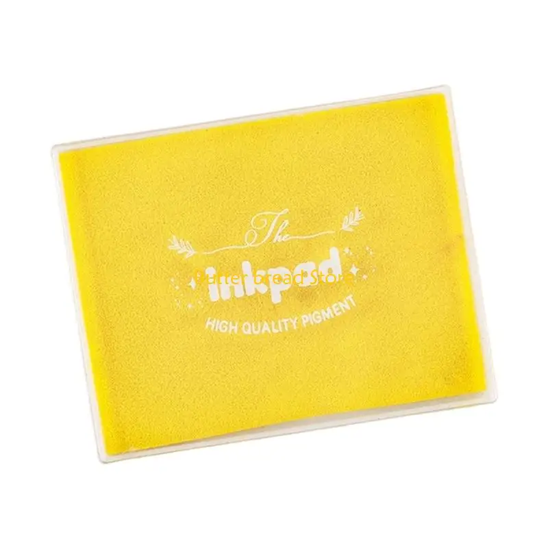 W89C 1 Piece Quick Drying Waterproof Stamp Pad Craft Pad Colorful Color Oil Based Pad For Artists And DIY Enthusiasts