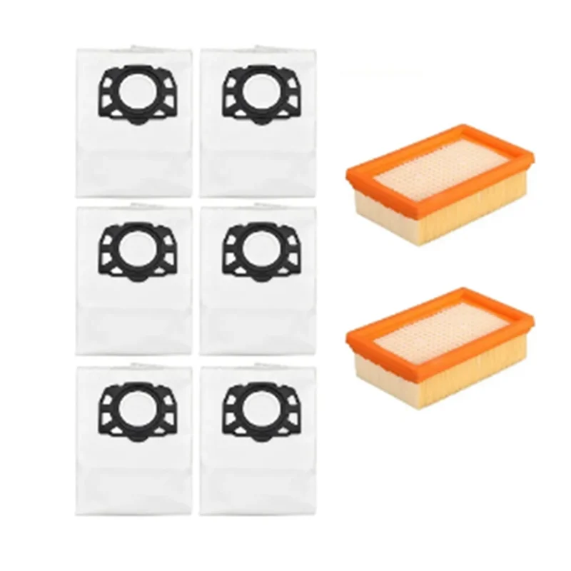 B58B-Adatto per Karcher NT20/30/38WD4WD5WD6 Accessori di ricambio per sacchetto per la polvere con filtro per aspirapolvere umido e secco