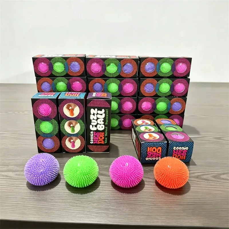 Needoh Cube Drip Fidget Sensory Toy Maltose TPR Mello Mallo Snow Ball Press Doh Change Color Relief Anxiety Focus Calm Down Gift