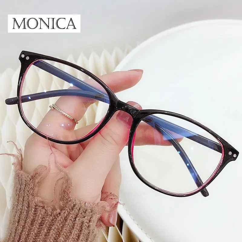 

Anti-Blue Light Finished Myopia Glasses Women Men Nearsighted Glasses Prescription Eyeglasse-1.0-1.5-2.0-2.5-3.0-3.5-4.0-4.5-5.0