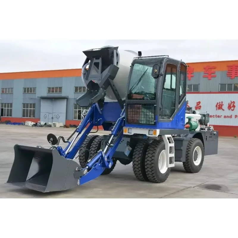 3.5m3 Concrete Mixer Truck 2.6 Cbm Self Loading Mobile Cement Concrete Mixer Spot Goods for Construction Works