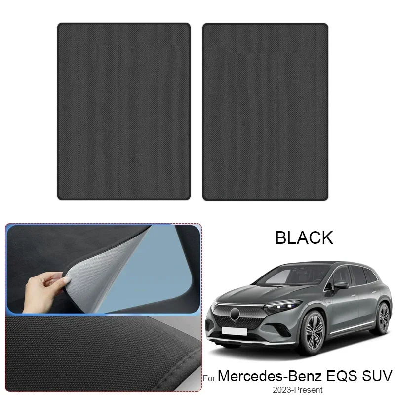 

Car Suede Fabric For MERCEDES-BENZ EQS SUV 2023-2026 Electrostatic Adsorption Sunroof Sunshade Anti-UV Heat Insulation Skylight