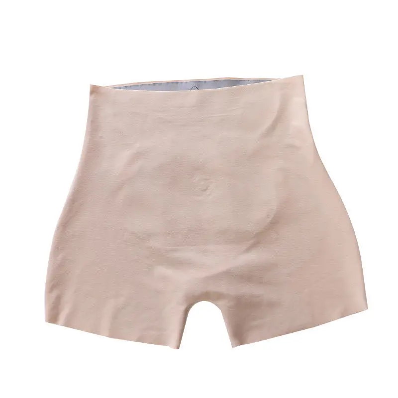 Kaka Ice Silk Girls' Underwear Suspension Pants pantaloni di sicurezza senza cuciture da donna Leggings per sollevamento dell'anca Peach Hip High