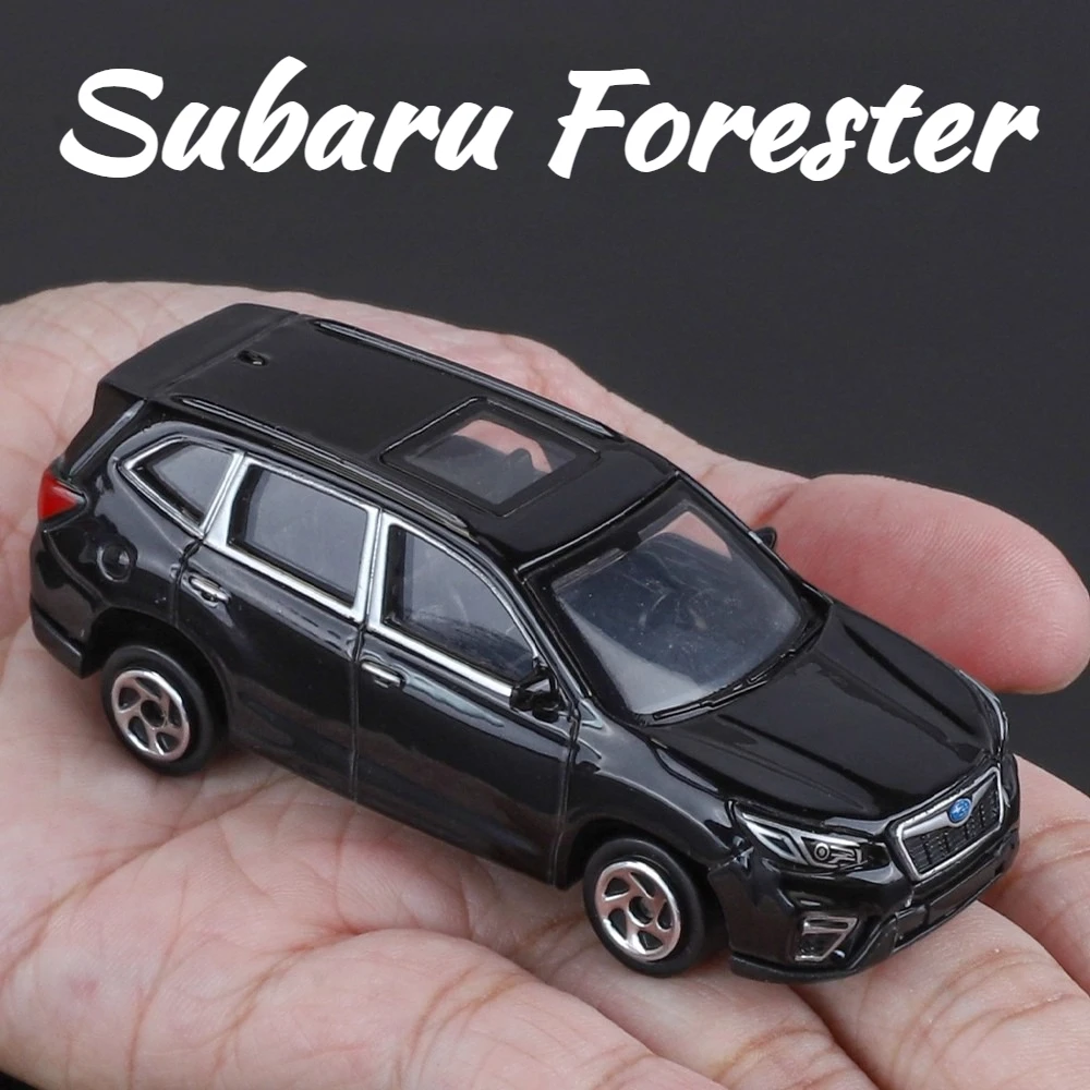Scala 1:64 Subaru Forester Modello di auto in lega Giocattolo Corpo in metallo Scorrevole Modelli di auto sportive in miniatura Ragazzi Regali di compleanno squisiti