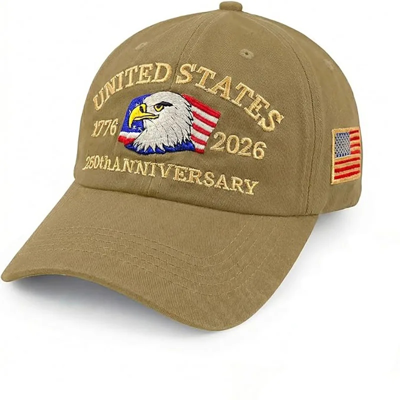 ABLECAP 250. Jubiläumsmütze USA Patriotische Baseballkappen Adler-Bestickte Baseballmützen für Männer Frauen 250-Jahres-Jubiläumsmütze – Detail 11
