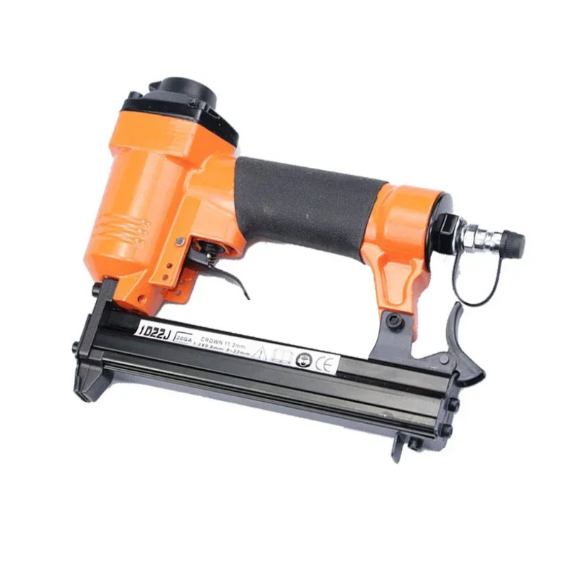 Household Sturdy and Durable Construction and Decoration Air Nail Gun 1022J Air Outlet Straight Nail Gun Woodworking Tool