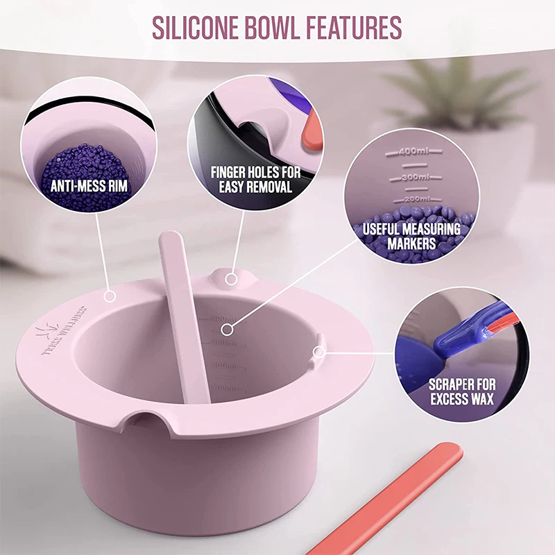 Filles en silicone résistant à la chaleur pour épilation, pot de remplacement, réutilisable, chaud, UNIS issant, avertir