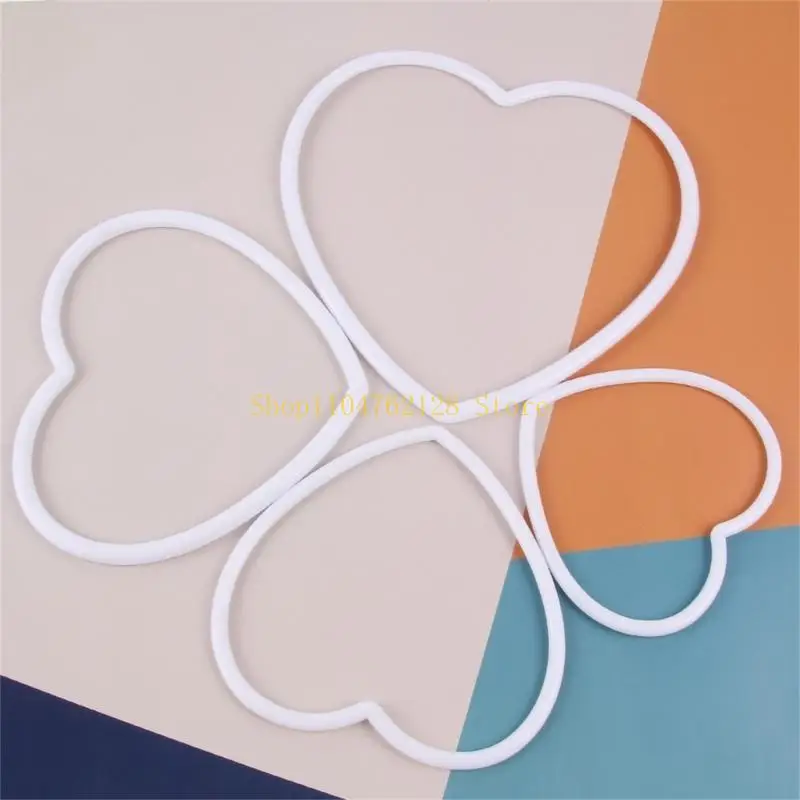 Dream Catcher Circle Rings herzförmige Hangringe Accessoires DIY Wind Chimes handgefertigte Schmuckhandwerksbedarf Bester Bester