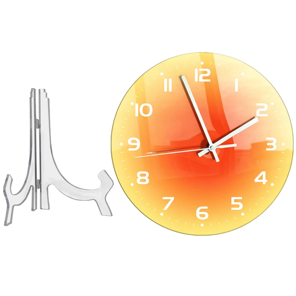 

Acrylic Wall Clock Round Design Wear-Resistant Modern Wall Clock Home Bedroom Living Room Home Accessory Office Accessories