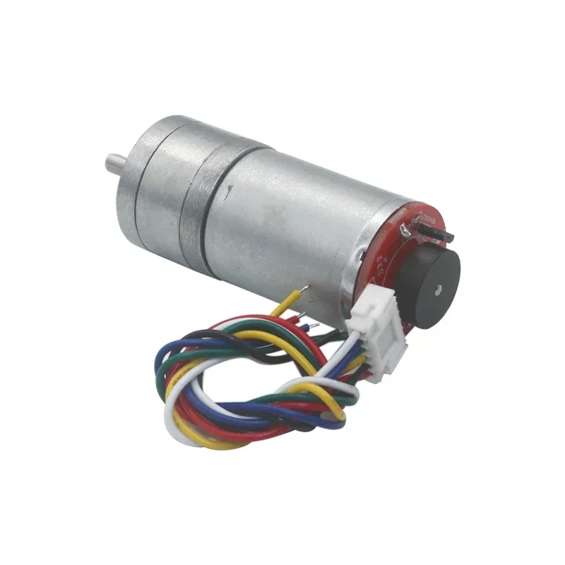 JGA25-370-encoder 25mm 6/12/24v Diameter Gearbox Micro Gear Motor Encoder 2phases Output 11pulses/turn Mini Encoder Geared Motor