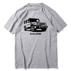 Tee Shirts Fitness G Class G Wagen W463 Car Fans T Shirt Digital Printing High Quality Casual T-Shirt Summer Short Sleeves