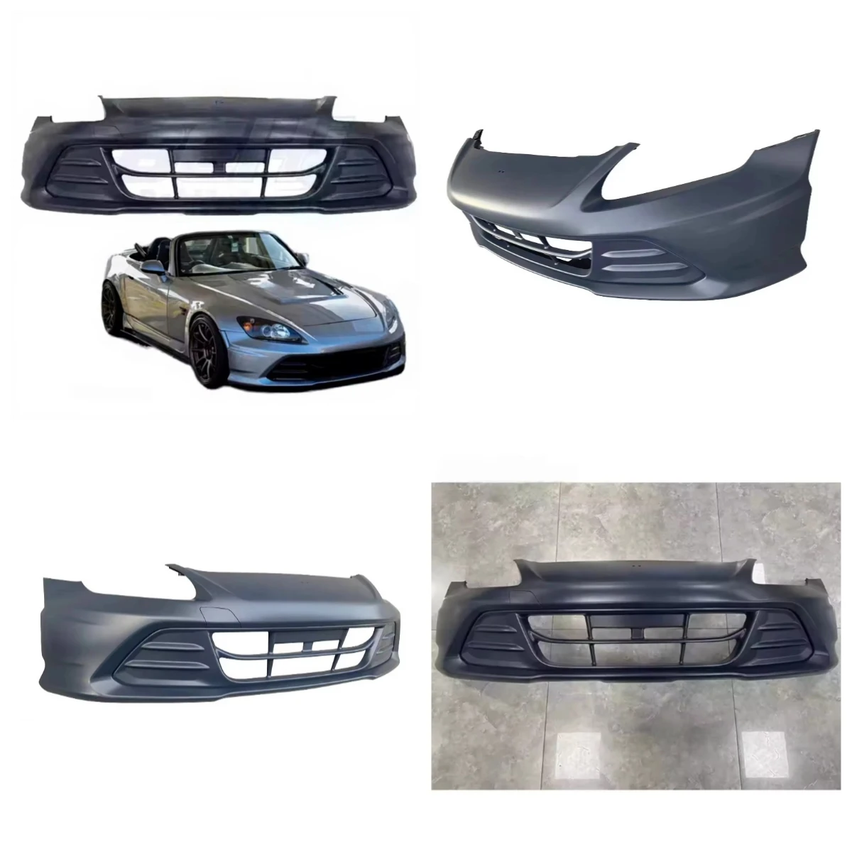 

STLF for S2000 Ap1 Ap2 Bumper Assembly Body Kit Upgrade 20Th Anniversary Style Accessories S2000 Front Bumper Lip Modify