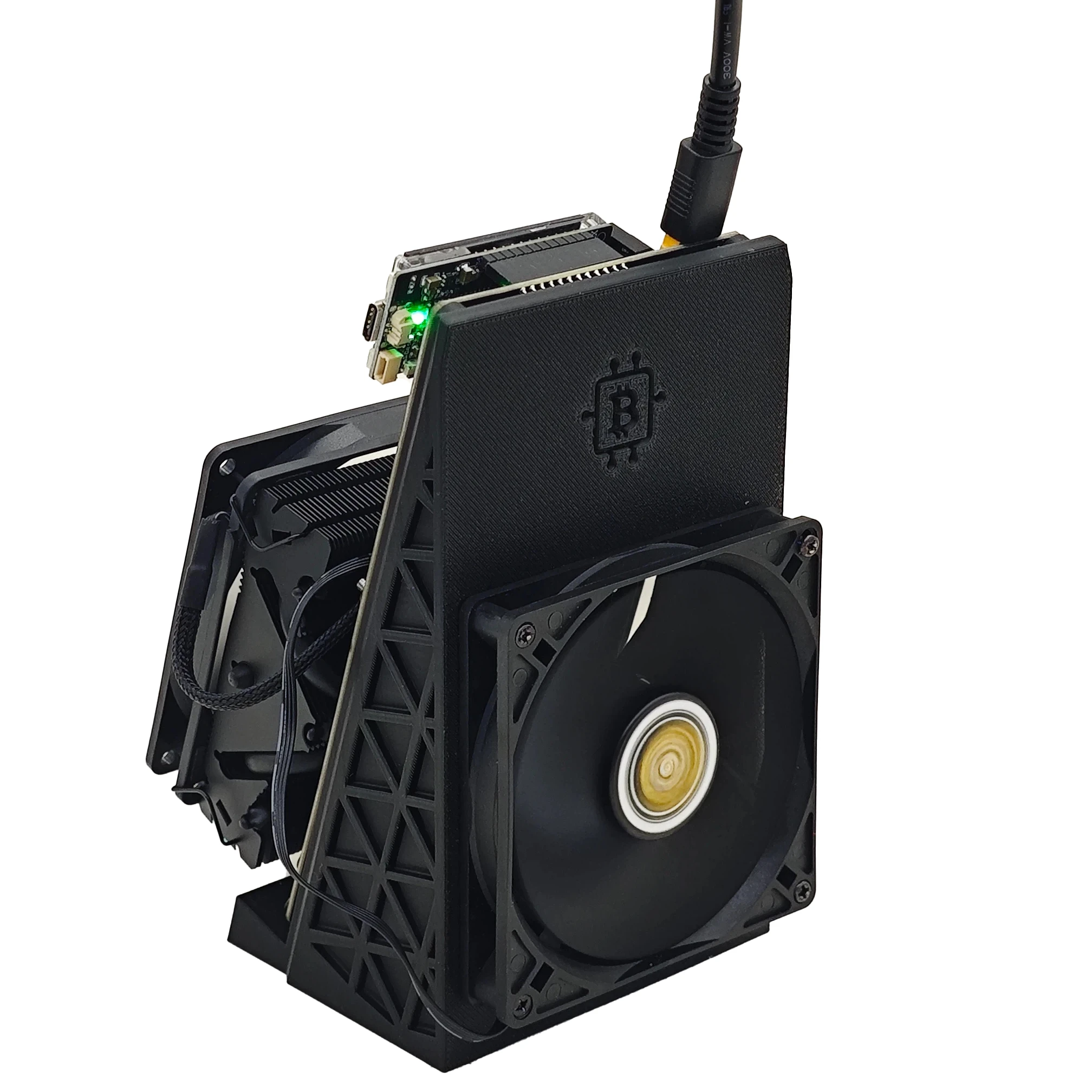 Ред. 6 NerdQaxe++ Разгон 6TH/s XT30 Блок питания 100 Вт BTC Miner Bitcoin Solo Miner Revision 6 NerdQaxe++