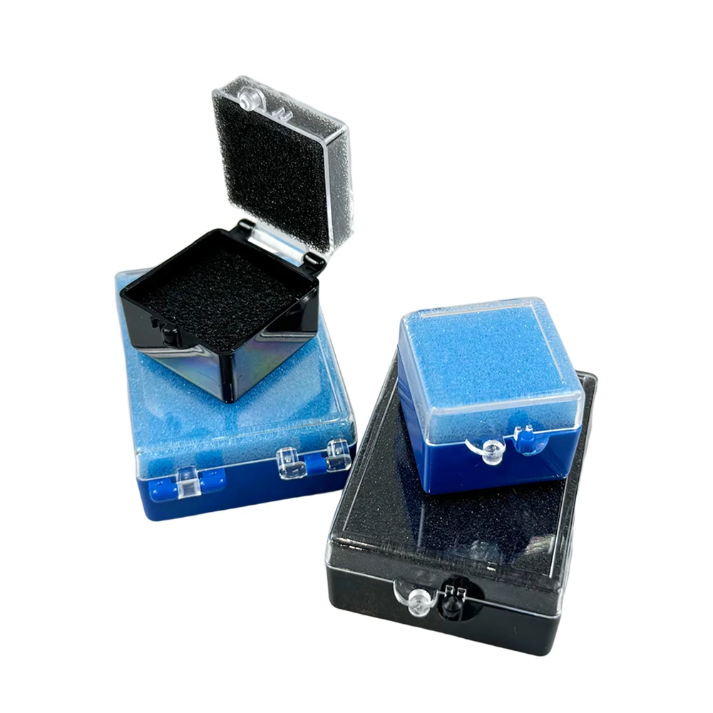 

50pcs Denture Sponge Box Dental Implant Storage Box Denture Crown Veneer Fake Teeth Retainer Case With Foam Fake Teeth Case