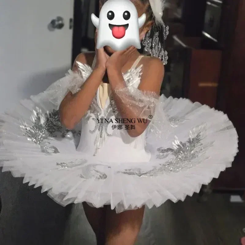 

Классическая профессиональная балетная пачка для взрослых и детей, белое лебединое озеро, блинная пачка, балетная пачка для девочек и женщин, вечерние танцы