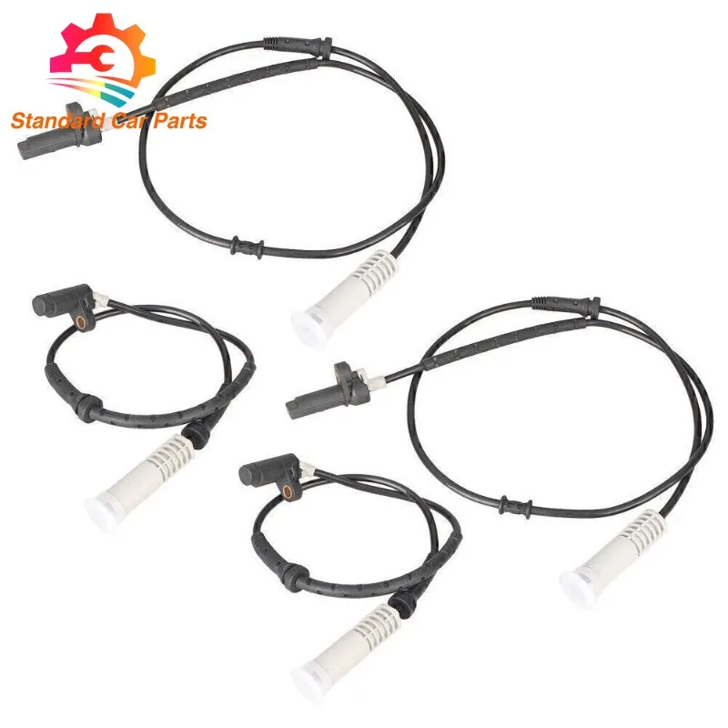 

34521182076 4PCS Front Rear ABS Wheel Speed Sensor For BMW 7 Series E38 M51 M52 M60 M62 M73 34521182077