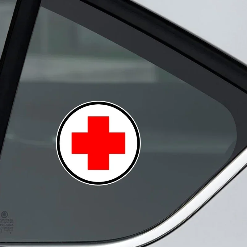 Colors Personality PVC Decal For Red Cross Waterproof Car Sticker On Motorcycle Laptop Decorative10cm*10cm