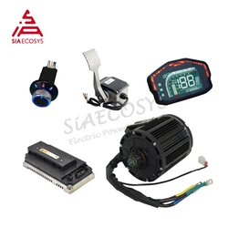 SIAECOSYS/QSMOTOR QS138 90H 4KW 7500W 72V 120KM PRO STUNDE IPM Mitte Antrieb Motor und Controller Kits für Elektrische ATV Go Kart