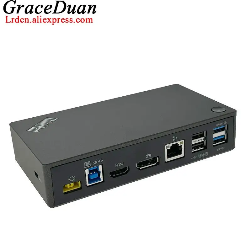 USB 3.0 Ultra Dock 40A8 DK1523 Docking Station 4K DP HDMI RJ45 For Lenovo ThinkPad Laptop 03X7131 03X7130 03X6898