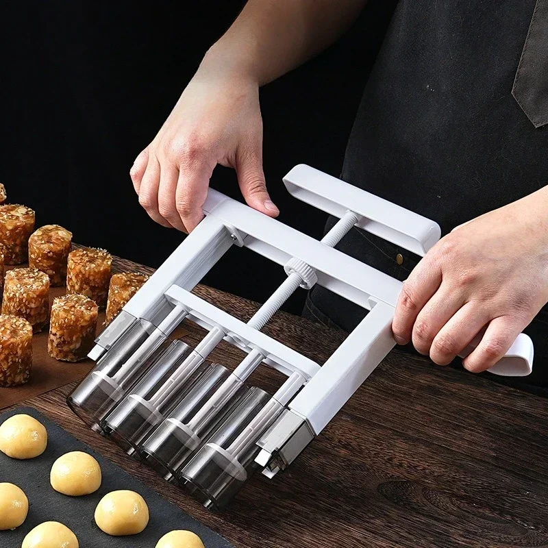 Dough Quantitative Artifact Hand-Pressed Stuffing Machine Easy to Operate Mooncake Stuffing Separator for Baking Lover