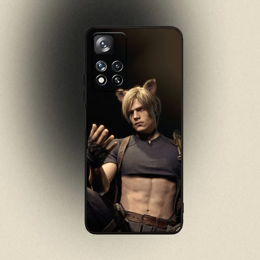 Leon R-Resident Kennedy Evil 4  Phone Case For Samsung Galaxy A20,A21s,A22,A31,A32,A52,A53,A72,73,A80,A91 Soft Black Cover