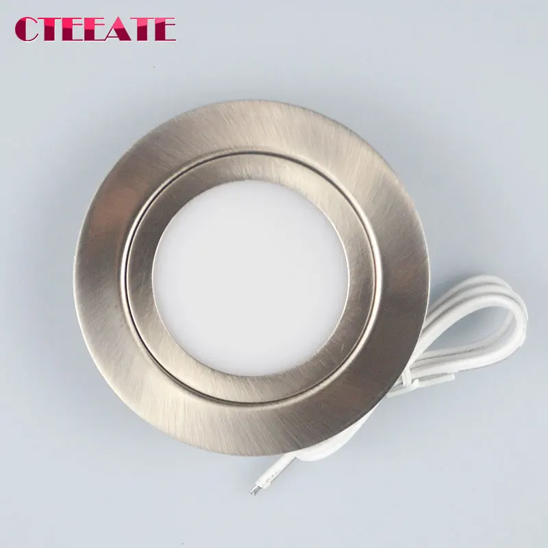 

IP65 Stainless Steel Nickel Color 3W 5W 7W DC 12V LED Downlight for Home Kitchen Dining Spot Lighting 14mm Slim Mini Lamp