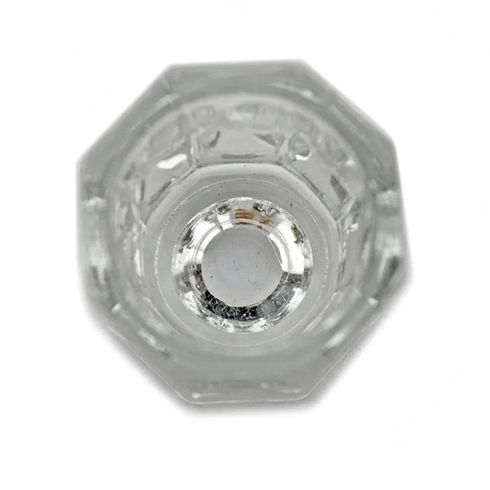 

2Pcs Nail Art Crystal Cups Mini Glass Clear Mixing Acrylic Liquid Powder Salon Accessory Nail Art Cup Manicures Liquid Cup