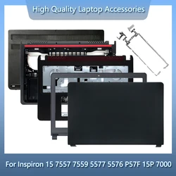 New Laptop For DELL Inspiron 15 7557 7559 5577 5576 P57F 15P 7000 LCD Back Cover/Front Bezel/Hinges/Palmrest/Bottom Case