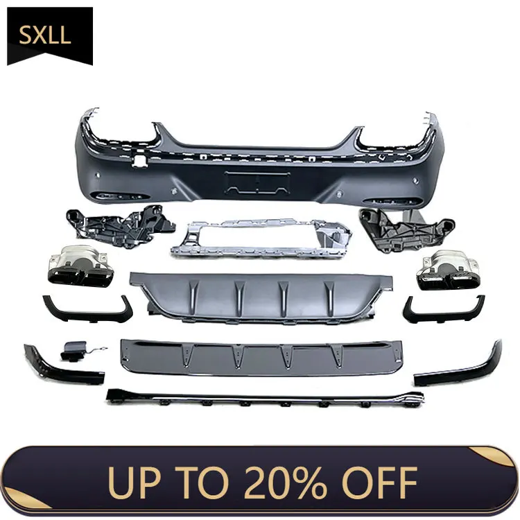 

Factory GLC Coupe X254 up GLC63 type diffuser for Mercedes GLC Coupe X254 Glc63 bumper diffuser