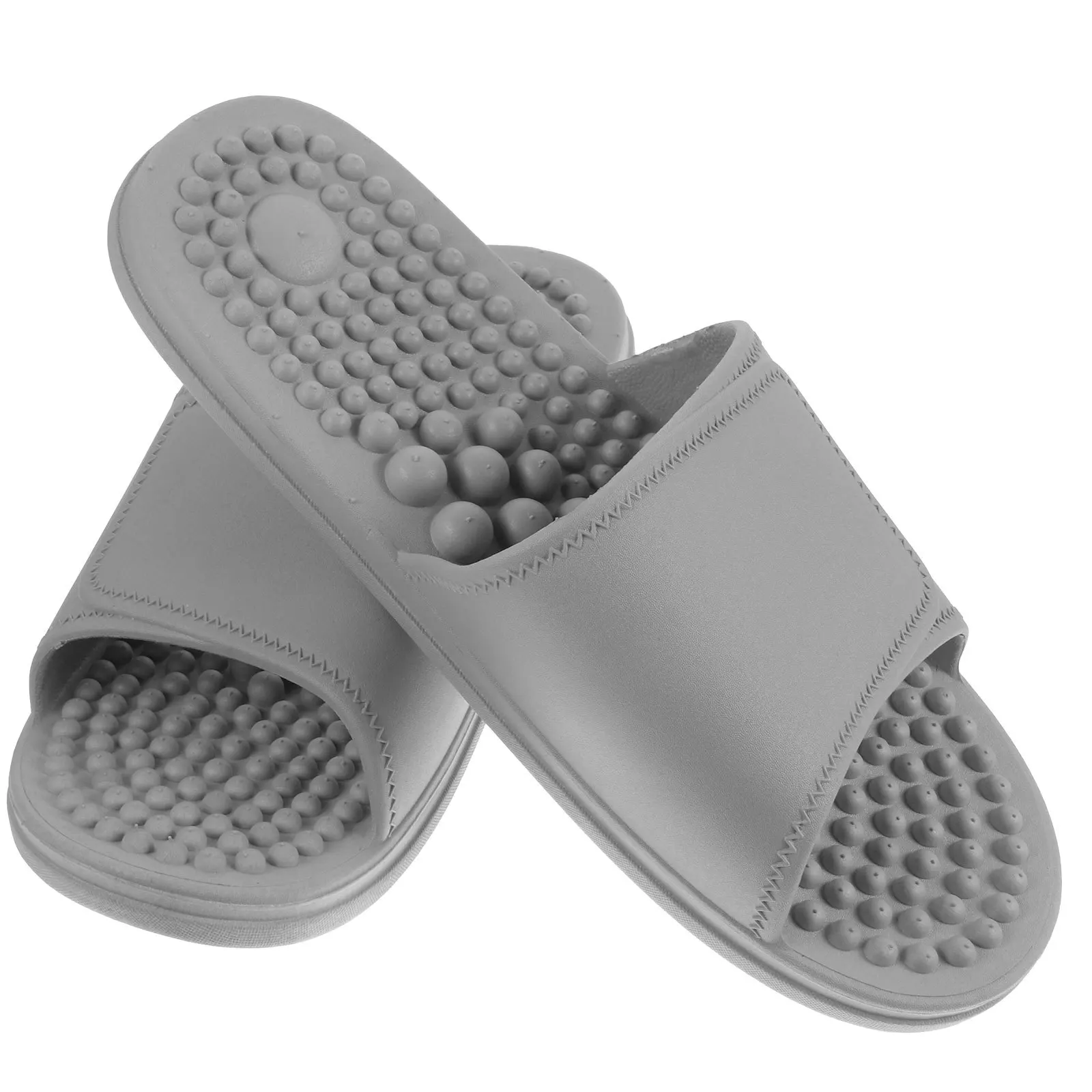 

1 пара массажных тапочек для ног на толстой подошве, легкие, нескользящие, удобные для поддержки свода стопы, облегчение боли, домашние сандалии