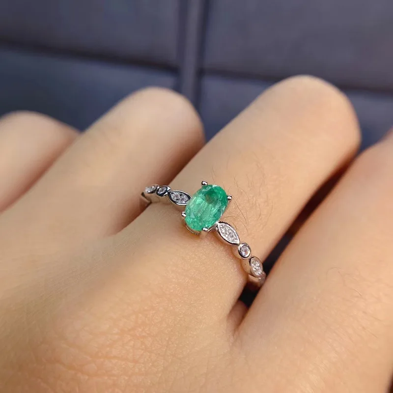 Рисунок 4 - Natural Emerald Ring 925 Sterling