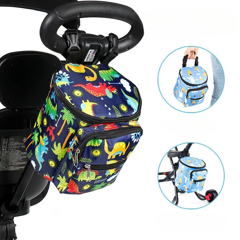

New Diaper bag Cartoon Baby Stroller Organizer Nappy Diaper Bags Carriage Buggy Pram Cart Basket Hook Stroller Accessories Gifts